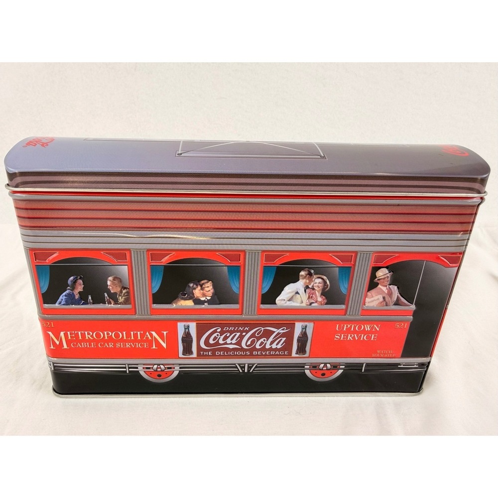 Coca-Cola Cable Car Tin 2002 Metropolitan Uptown Service Collectible - Picture 4 of 13